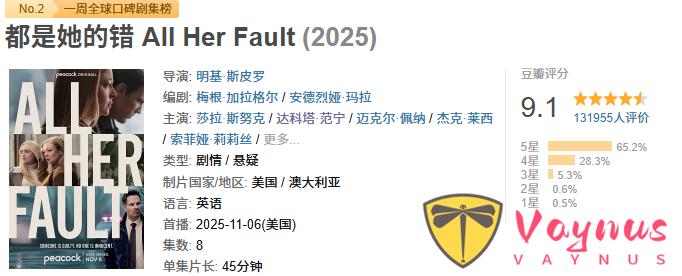 9.2分黑马美剧《都是她的错》!一场绑架案,真相不断反转,结局极其震