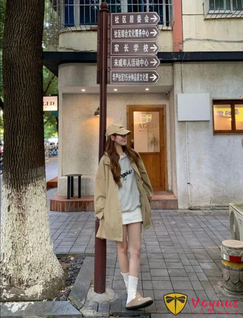 卡其色风衣的穿搭灵感