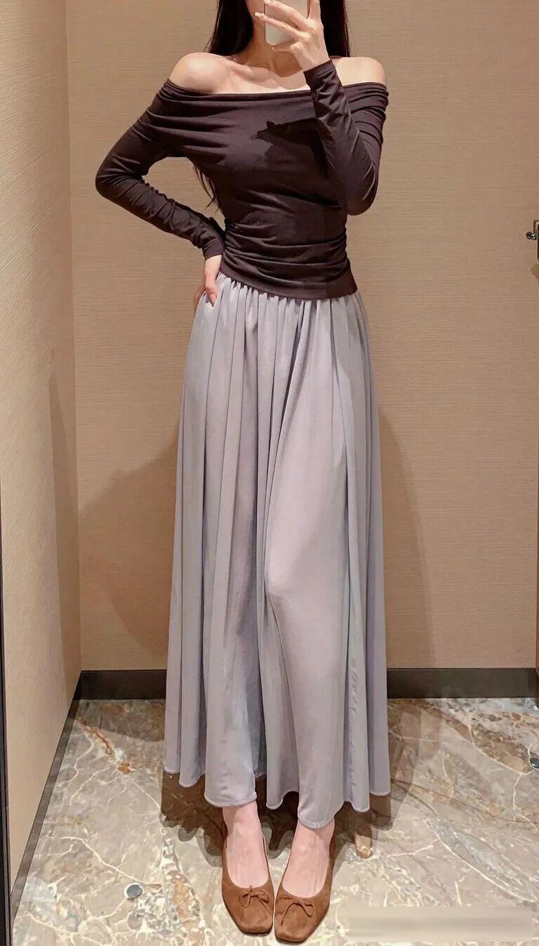 冷暖皮女生如何选适合自己的短裙和长裙搭配?