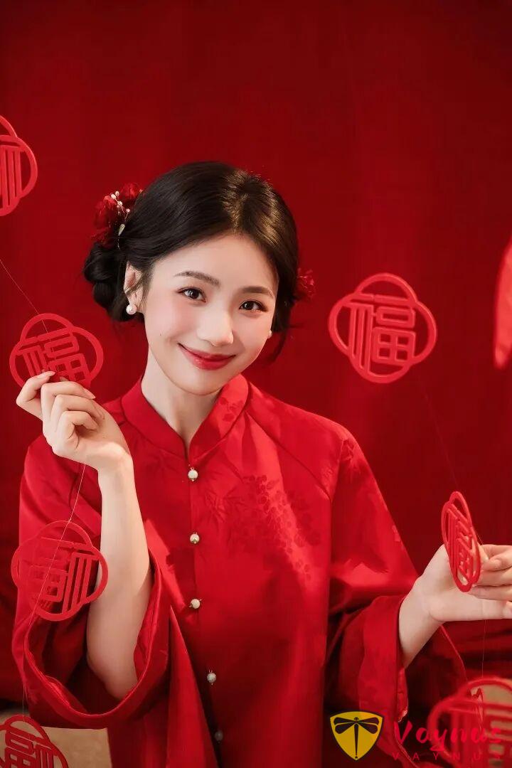 9個紅紅火火的開年拍照姿勢，新年這樣拍，好運一整年