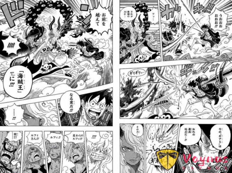 海賊王1187話：四檔路飛一拳揍飛伊姆大人，山治對付麒麟戈姆聖