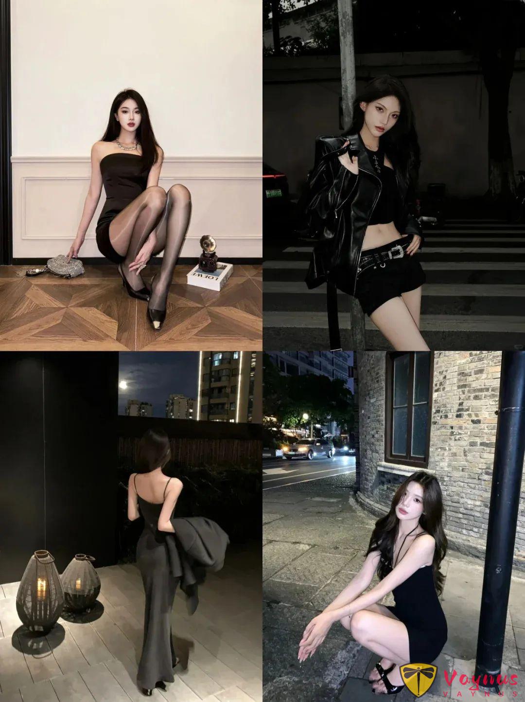 又欲又冷艳！夜晚街头这么拍，时髦感直接拉满，分分钟成为朋友圈C位！