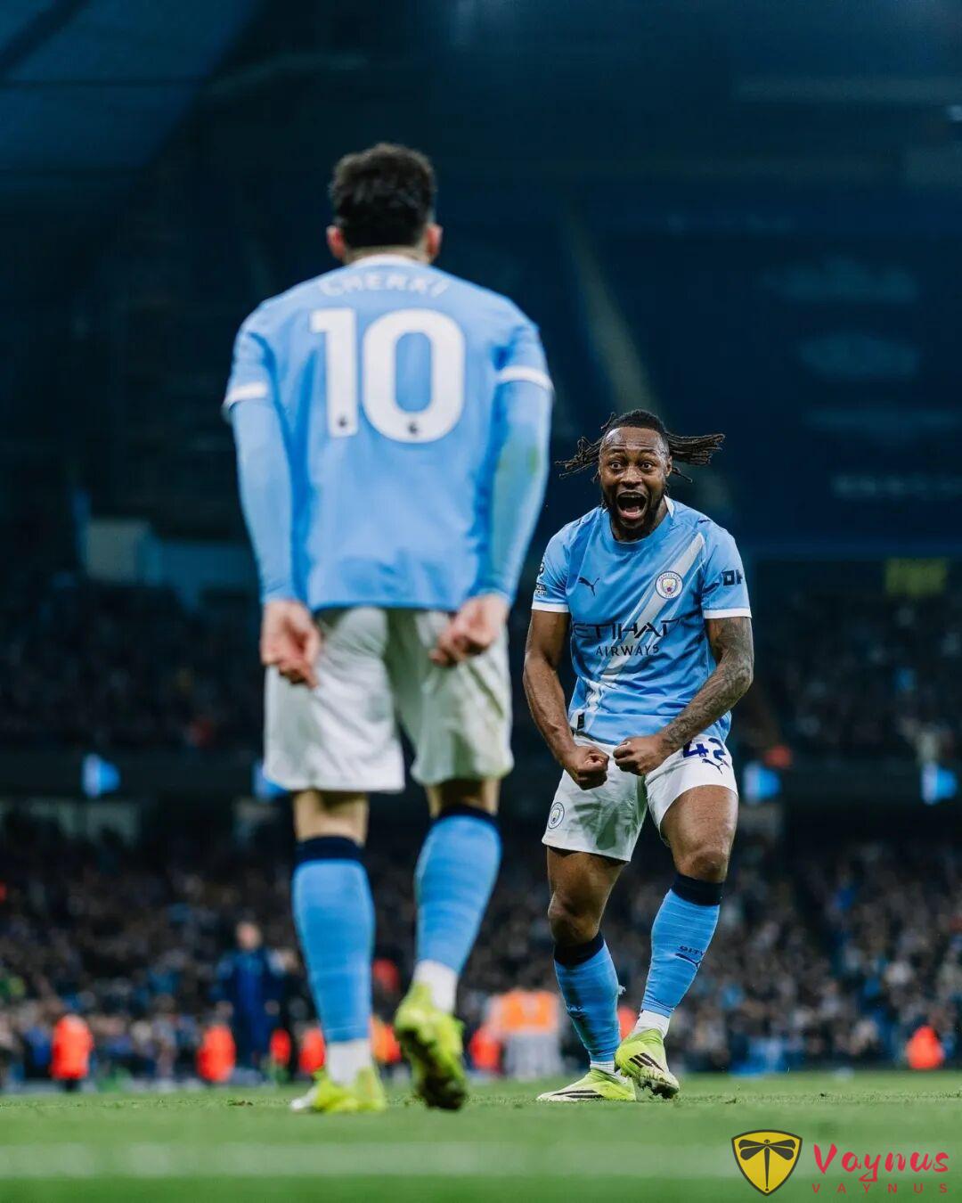 塞梅尼奧和羅德里破門，我城2-2戰平諾丁漢森林