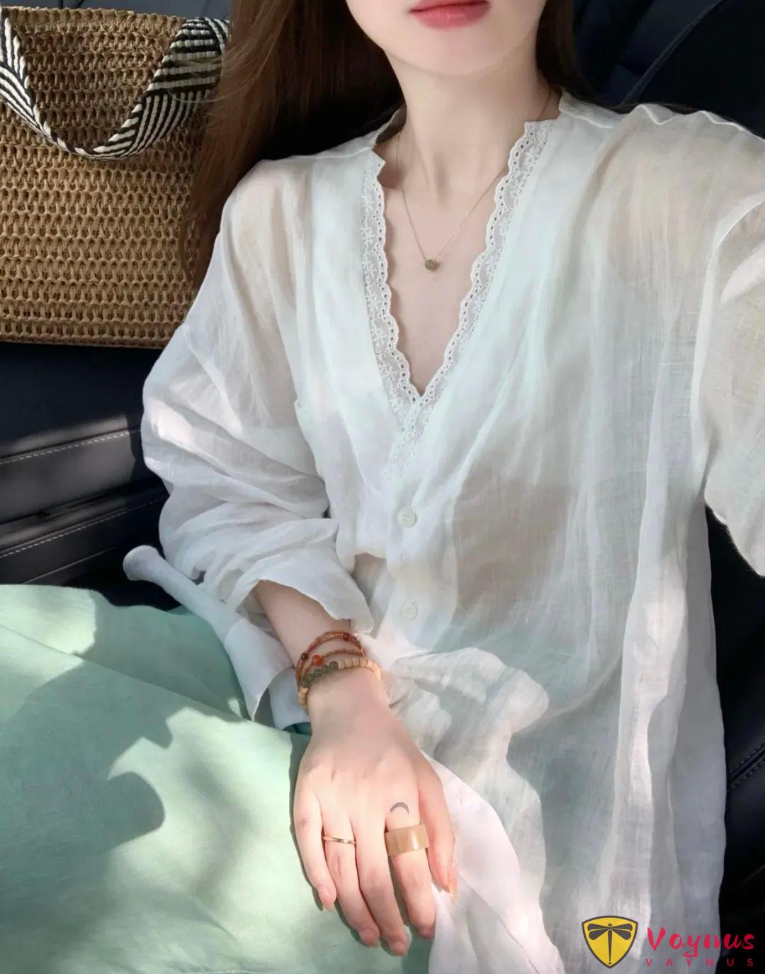 好温柔的浅绿色穿搭
