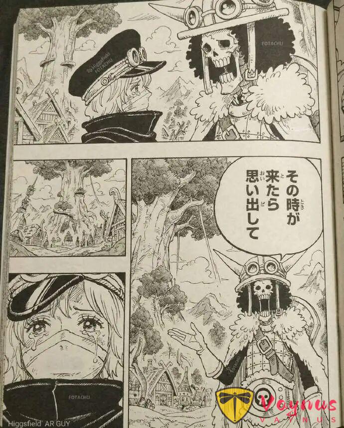 海賊王1183話:布魯克的回憶劇情開始,軍子的母親登場了