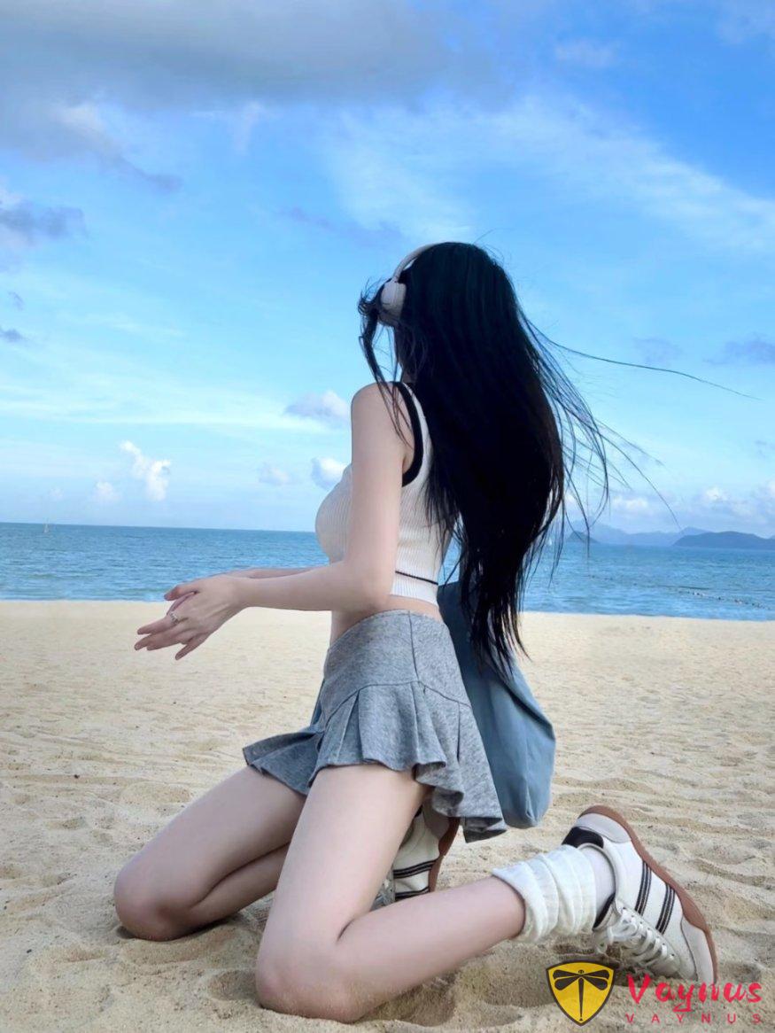 i人去海邊拍照，9個不露臉姿勢，告別鏡頭尷尬，乾淨簡單超出片