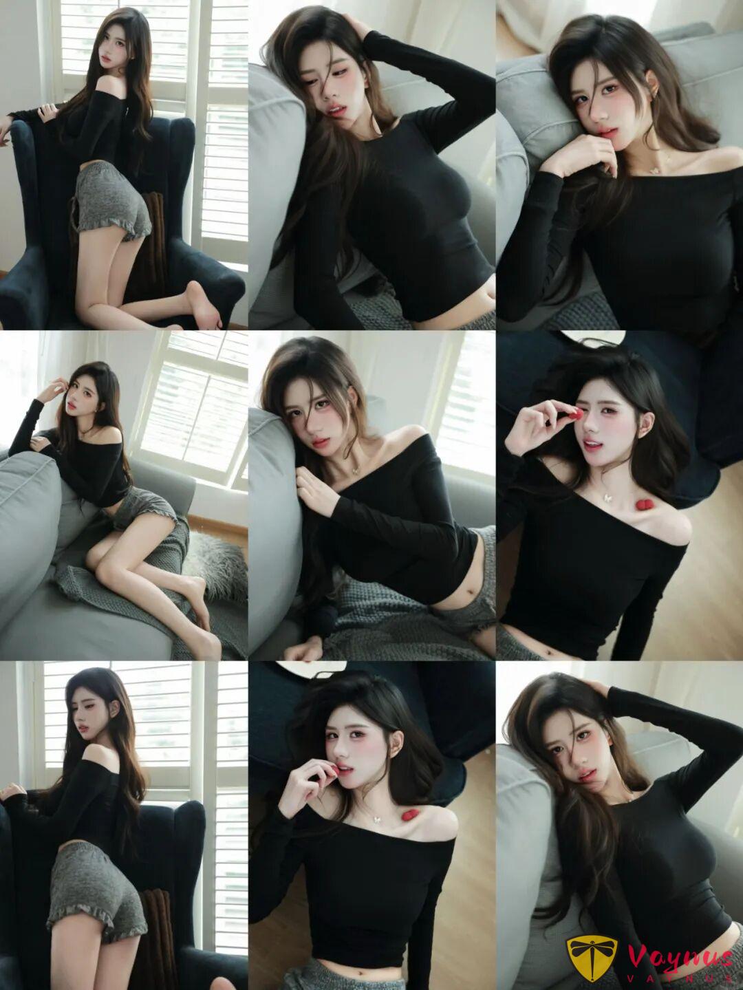 9個宅家沙發拍照姿勢，溫柔慵懶顯氣質，顯瘦遮肉秀鎖骨