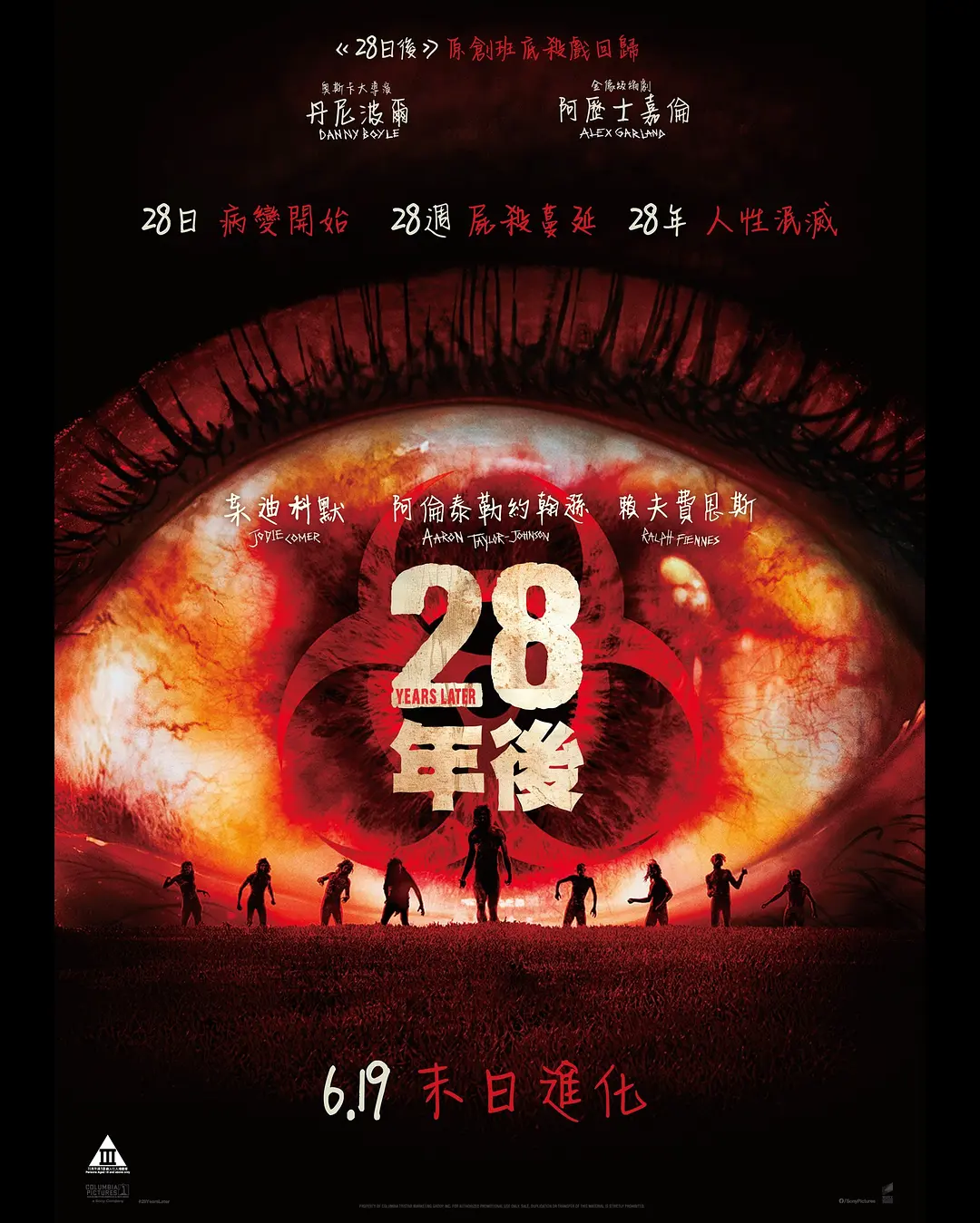 重口喪屍大片續作《驚變28年/28年後/28年毀滅倒數》來襲！