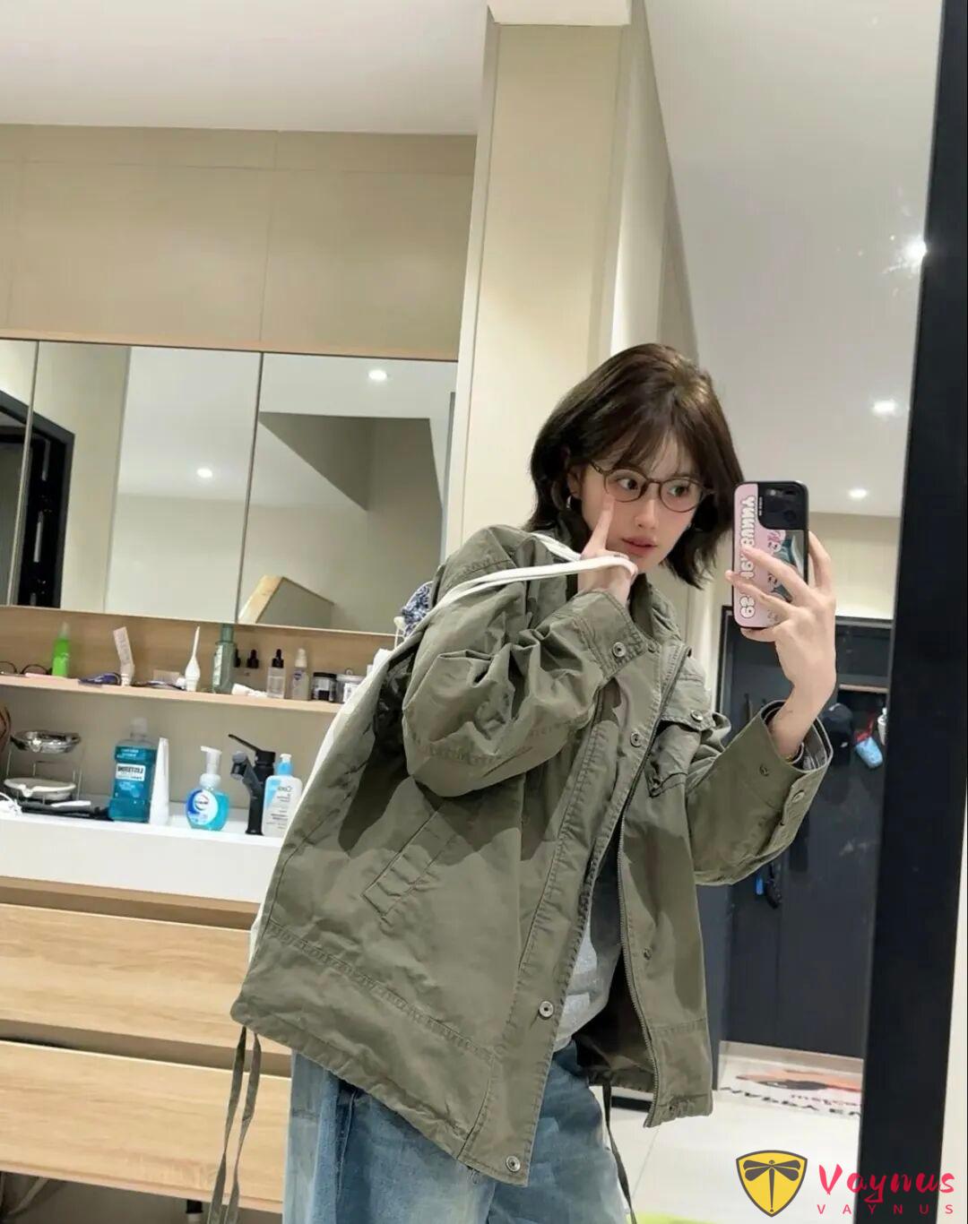 軍綠色工裝外套的穿搭靈感