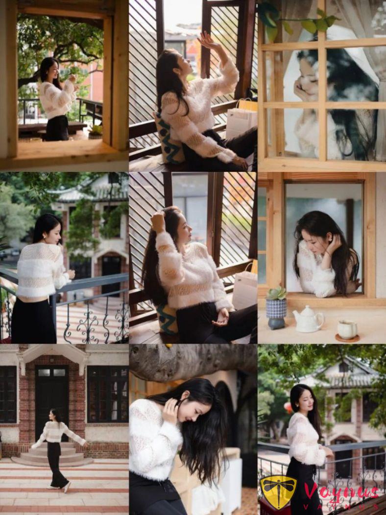 把温柔穿身上，9个秋冬毛衣拍照姿势，松弛又治愈，氛围感绝了！