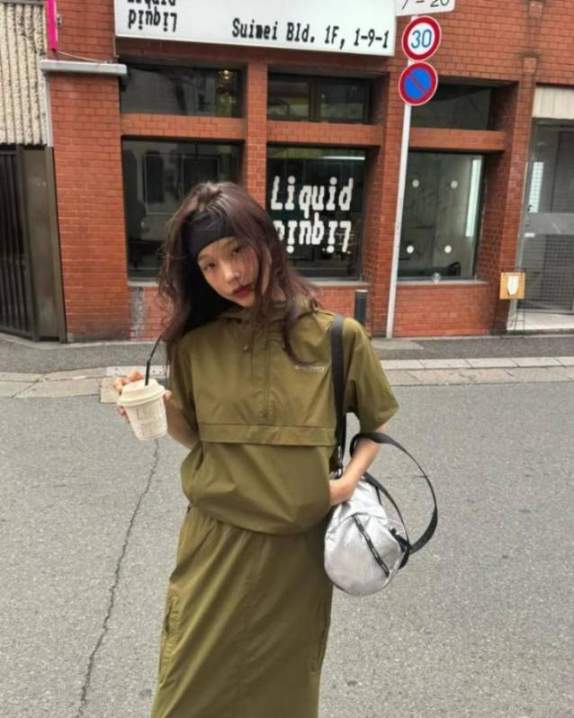 橄欖綠美式復古風穿搭