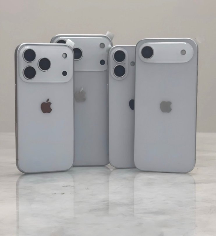 疑似iphone17全系列外觀曝光