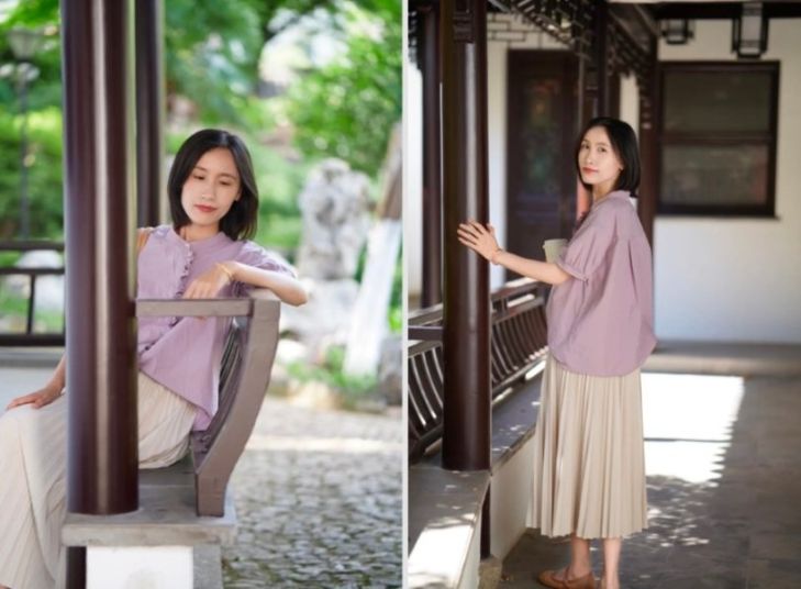 中年女士拍照，拒绝“大妈感”，4个拍照技巧姿势，优雅气质，自然随性不做作！