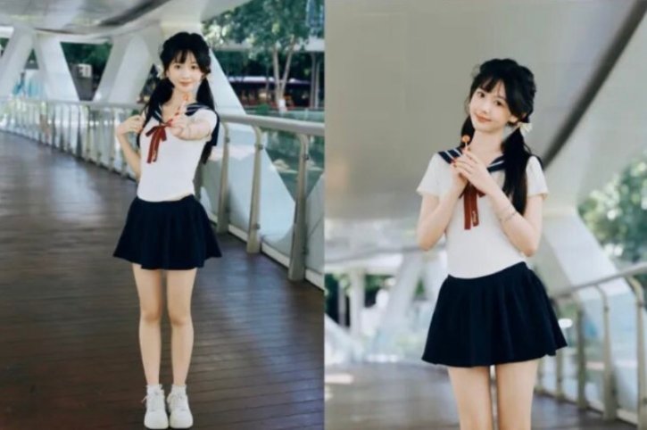 9個JK制服拍照姿勢，秒變甜妹少女，這纔是夏天的清純天花板