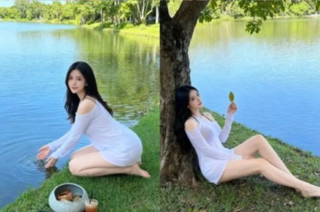 湖邊、水邊拍照，保姆級教程，教你9個姿勢，拍出乾淨清透女神範