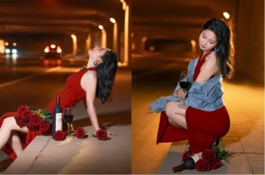 9個隧道紅裙拍照姿勢,輕鬆拿捏電影女主既視感