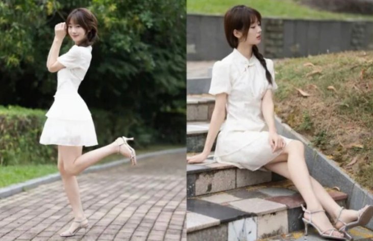 9个新中式甜妹拍照姿势,把国风穿出清纯白月光,秒变灵动少女