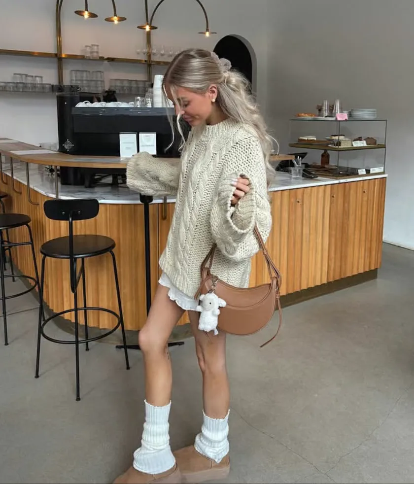 秋冬如何穿好白色?