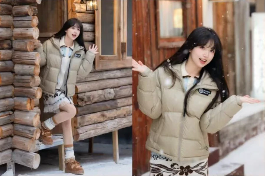 下雪天的正確開啟方式！9個甜妹拍照姿勢，溫柔又治癒，甜過初戀