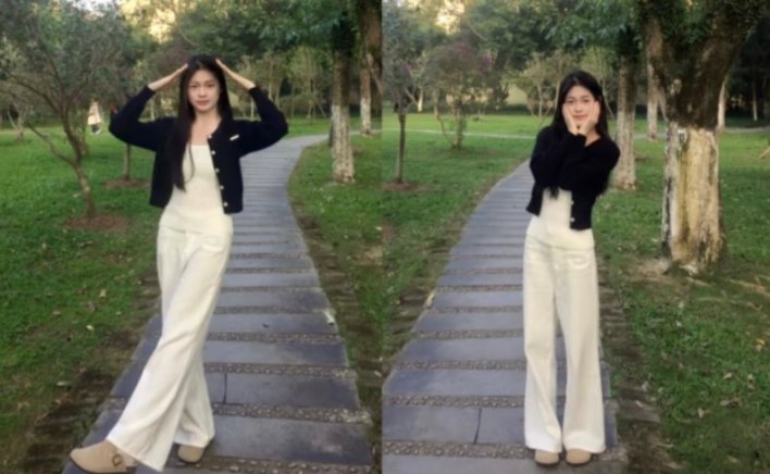 9个户外万能站姿拍照公式,简单易学不废片,谁拍谁好看