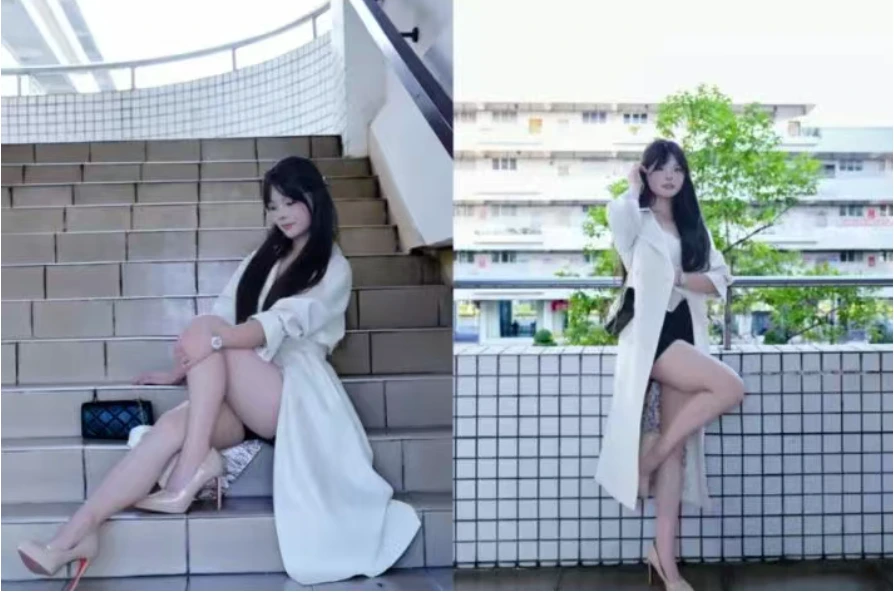 高智感风衣穿搭，9个拍照姿势，简约知性显气质，拍出好看大长腿