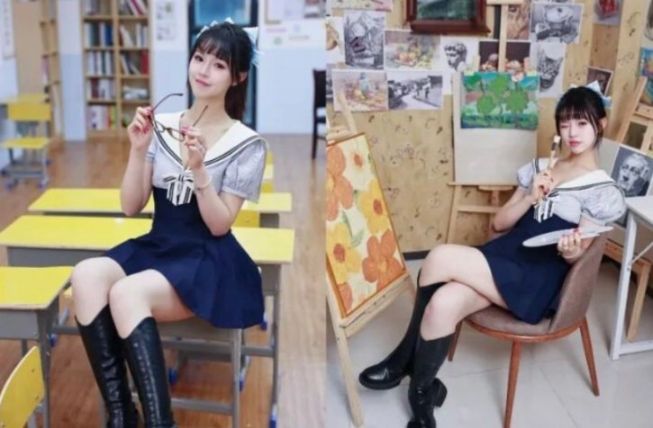 清纯学院风，9个水手服拍照姿势，显瘦减龄、甜美可爱，太出片了