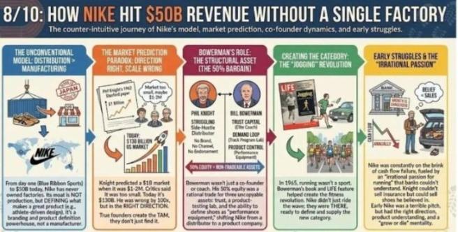 Nike年營收500億美元卻不生產一雙鞋