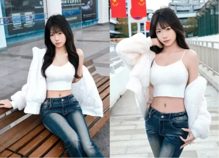 冬日街拍天花板！9个牛仔裤拍照姿势，性感又高级，谁拍谁好看