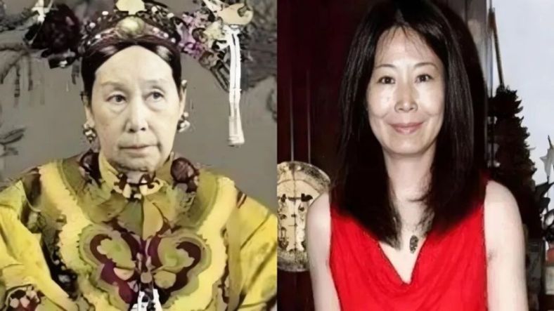 慈禧與五世外孫女神似！老佛爺顯靈！