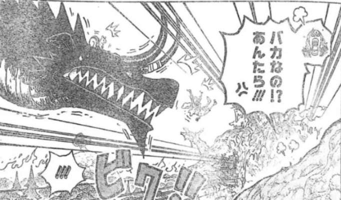 海贼王1177话：索隆一招秒杀恶魔巨人，山治击败麒麟戈姆圣