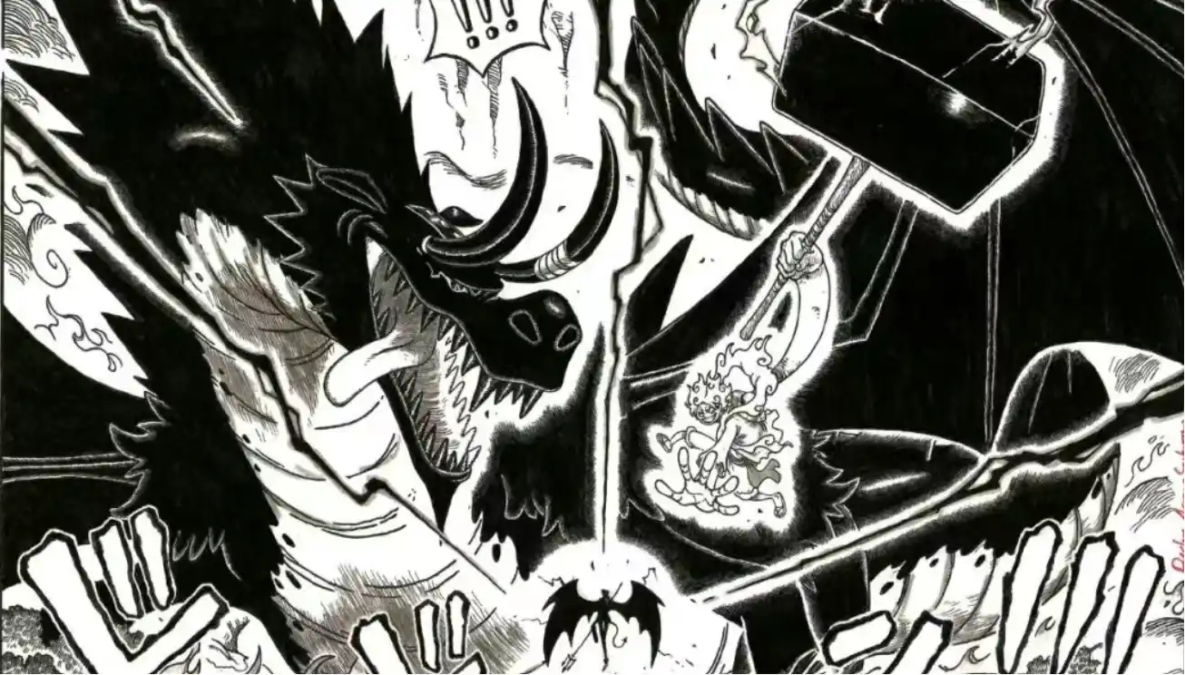 海賊王1178話：尼卡和洛基王子聯手戰鬥，伊姆大人被擊飛了