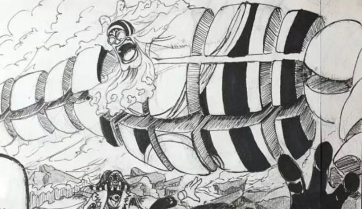 海賊王1182話：伊姆大人展示惡魔形態，小丑巴基秒殺巴傑斯