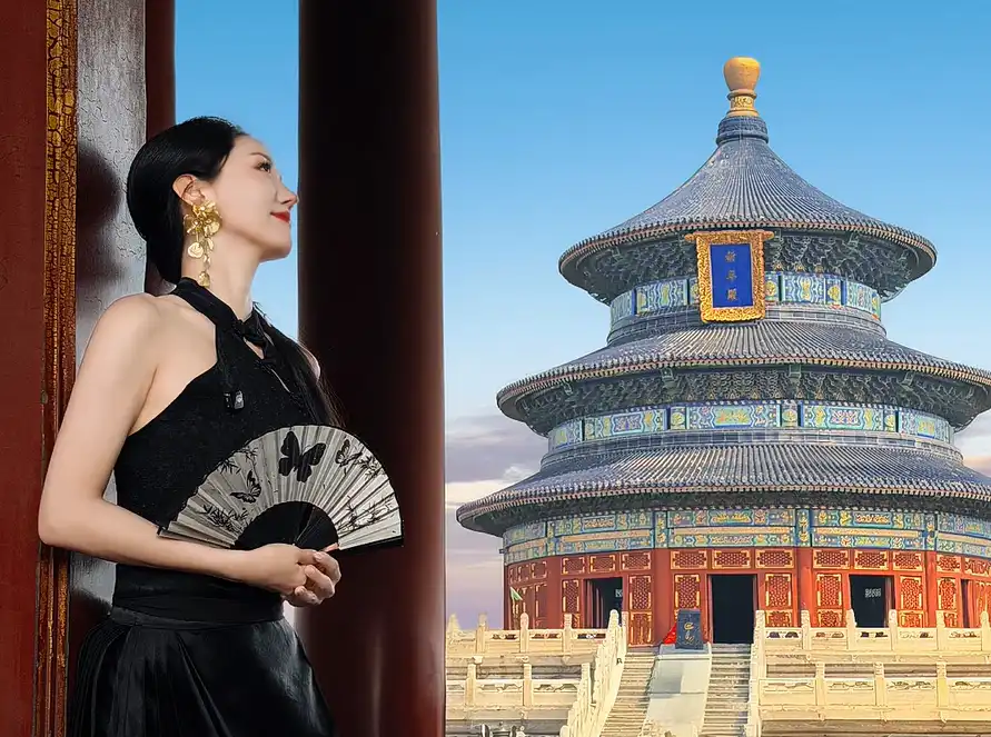 景点避开人群打卡地标建筑，简单4招教会你，拍出氛围感旅行大片！