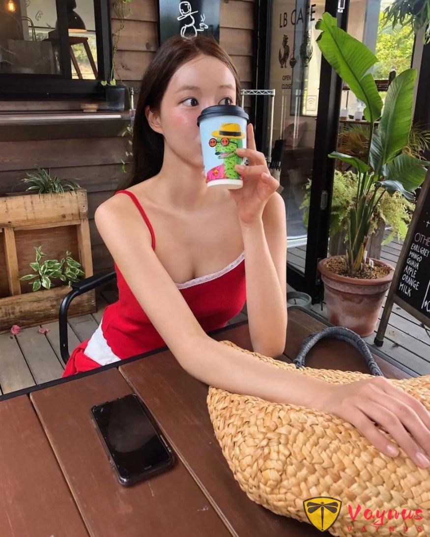 ins博主的紅色針織穿搭