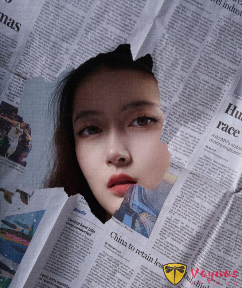 报纸写真，9个创意姿势！成本2元，轻松拍出时尚高级感