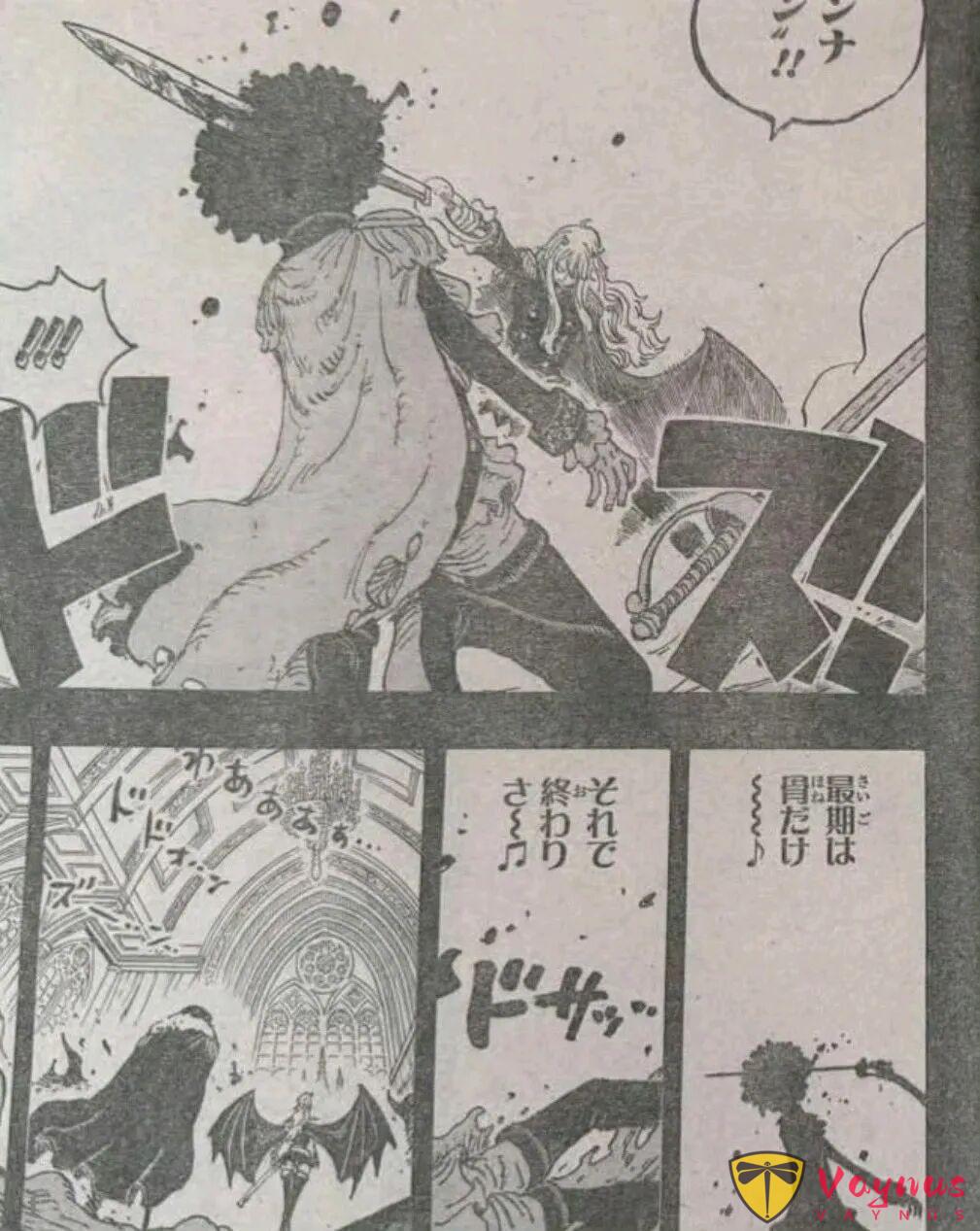 海賊王1186話：坎德爾被天龍人侵犯，舒莉公主刺穿布魯克的腦袋