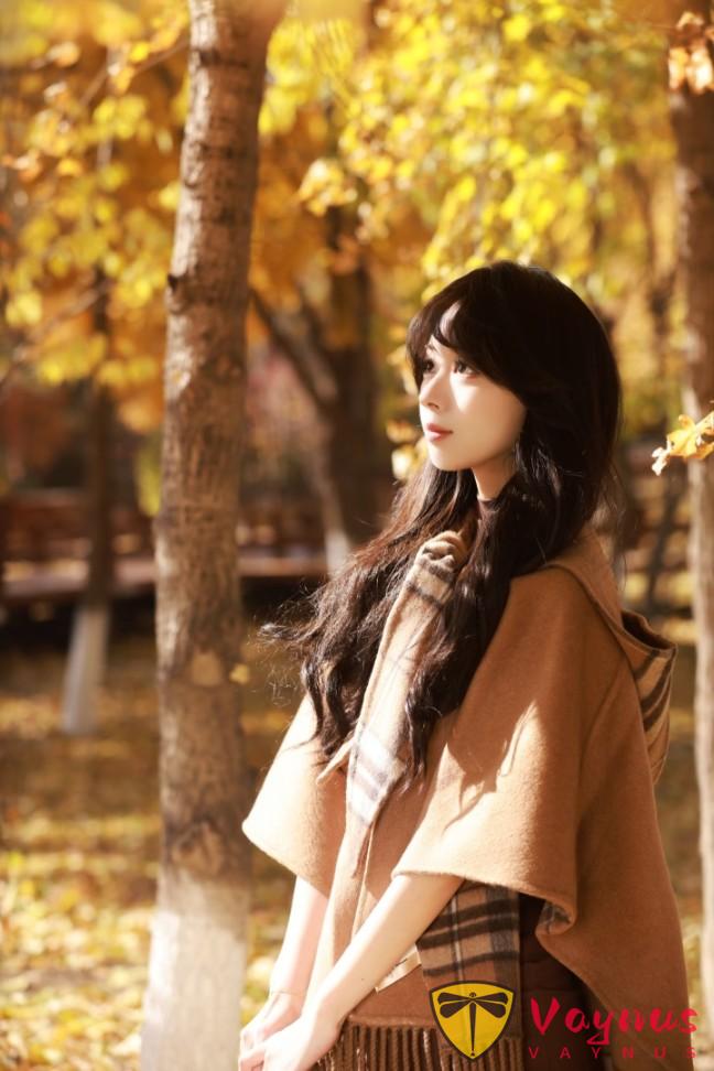 9个秋天枫叶拍照姿势,温柔又高级,轻松拍出浪漫的油画感大片