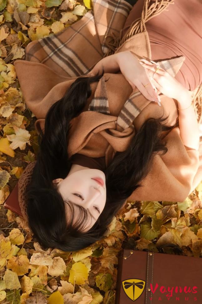 9个秋天枫叶拍照姿势,温柔又高级,轻松拍出浪漫的油画感大片