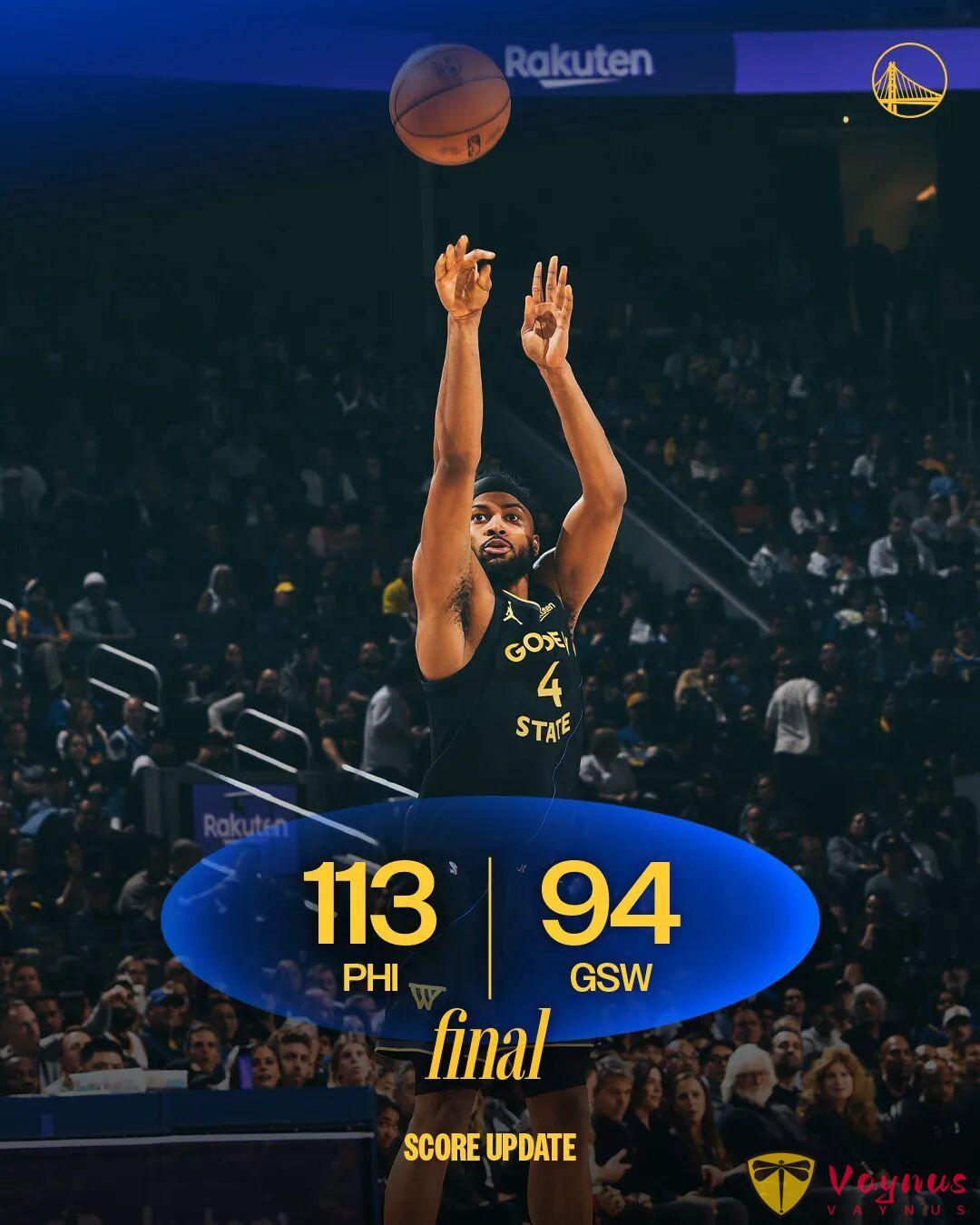 板凳尽力！追梦灾难表现拖累球队！勇士惨败76人