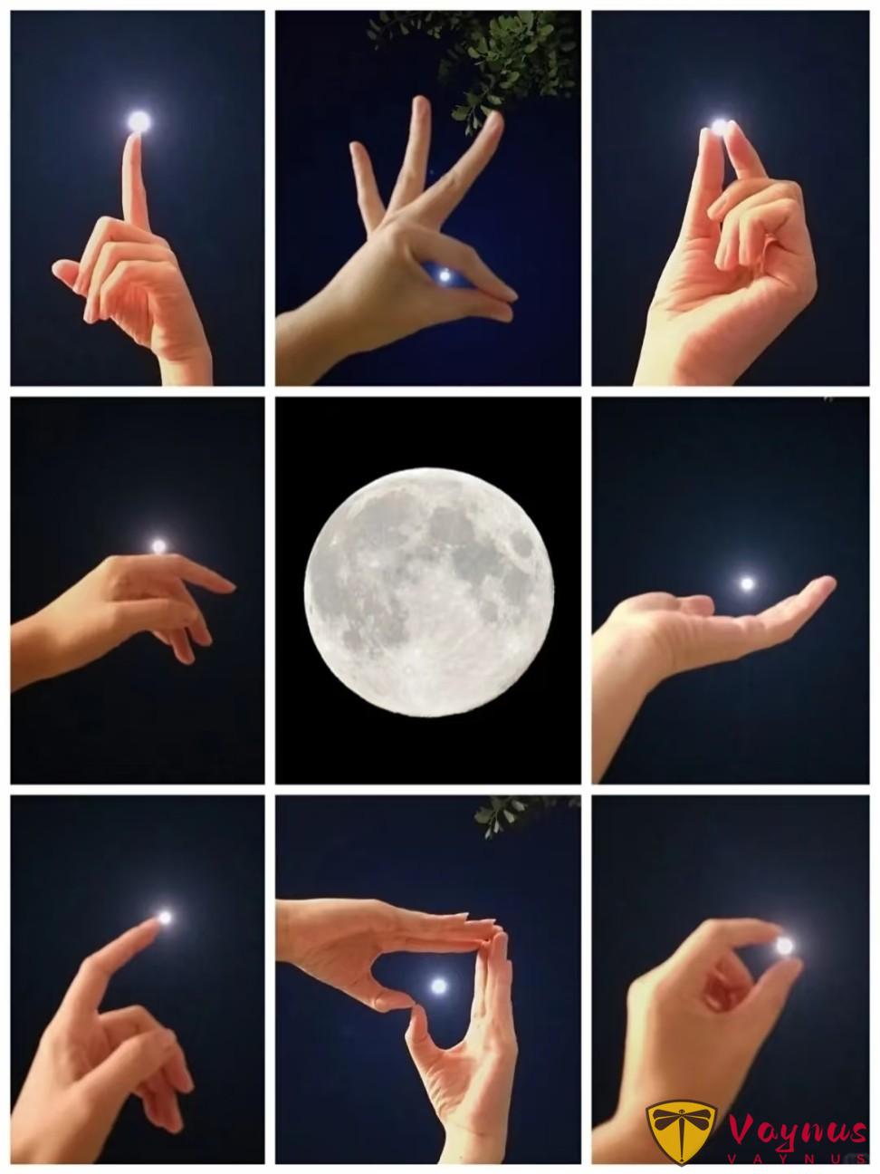 中秋拍月亮，這8個創意手勢，簡單又高階，輕鬆刷爆朋友圈