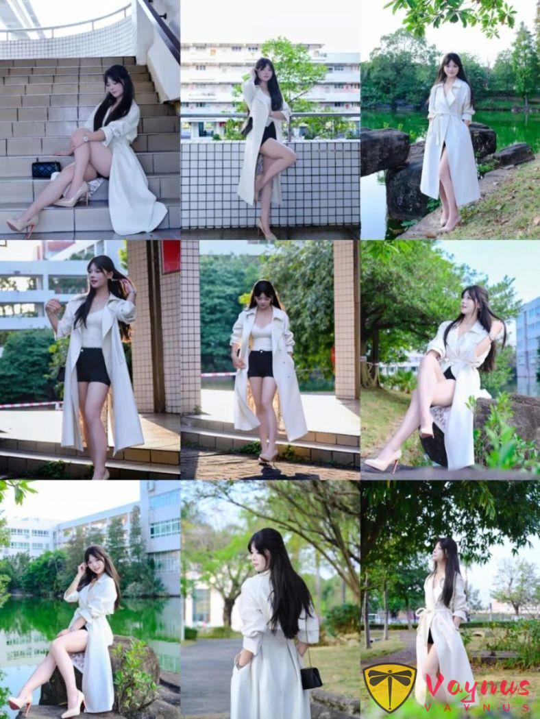 高智感風衣穿搭,9個拍照姿勢,簡約知性顯氣質,拍出好看大長腿