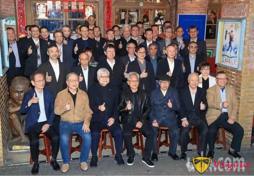 黄仁勋台湾双重重磅会面：一面宴40位供应链大佬，一面晤张忠谋引行业震动