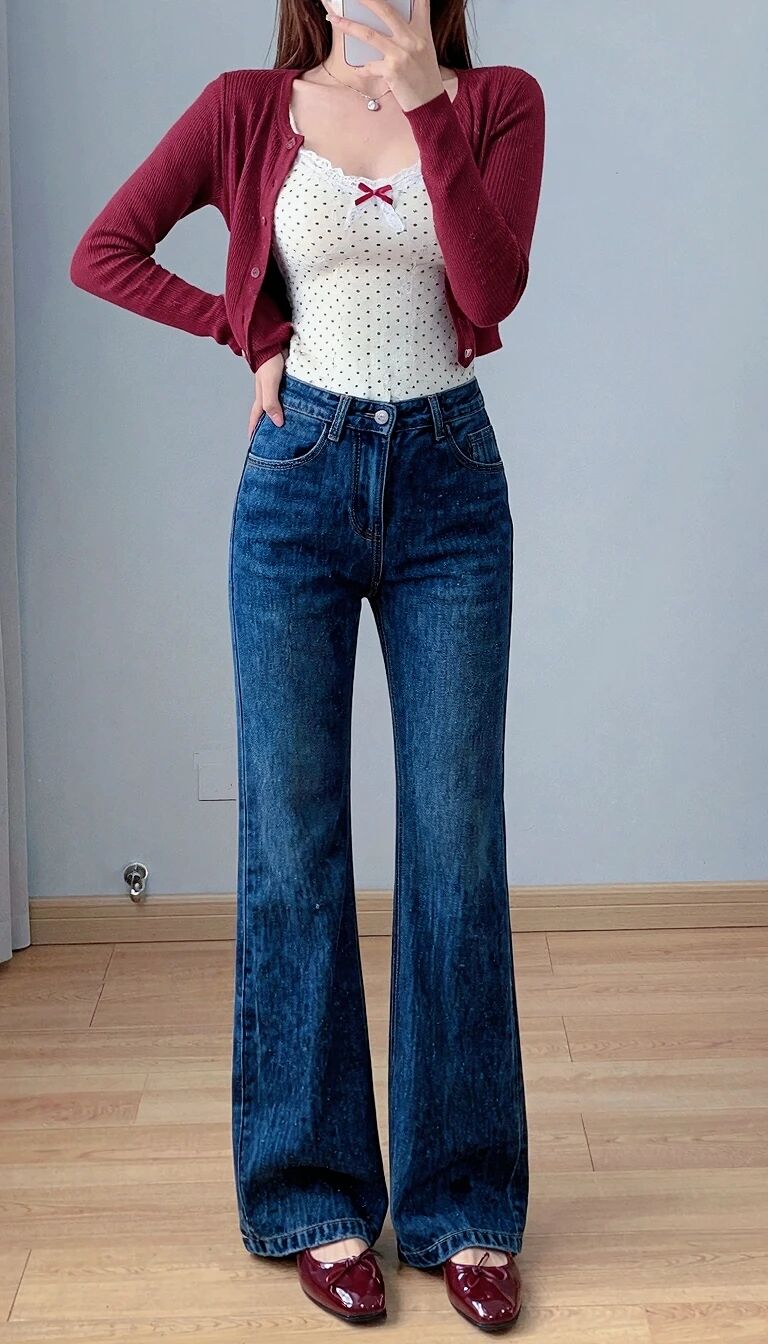 小個子和大碼女生都愛的闊腿褲,怎麼穿都舒服,百搭不挑身材