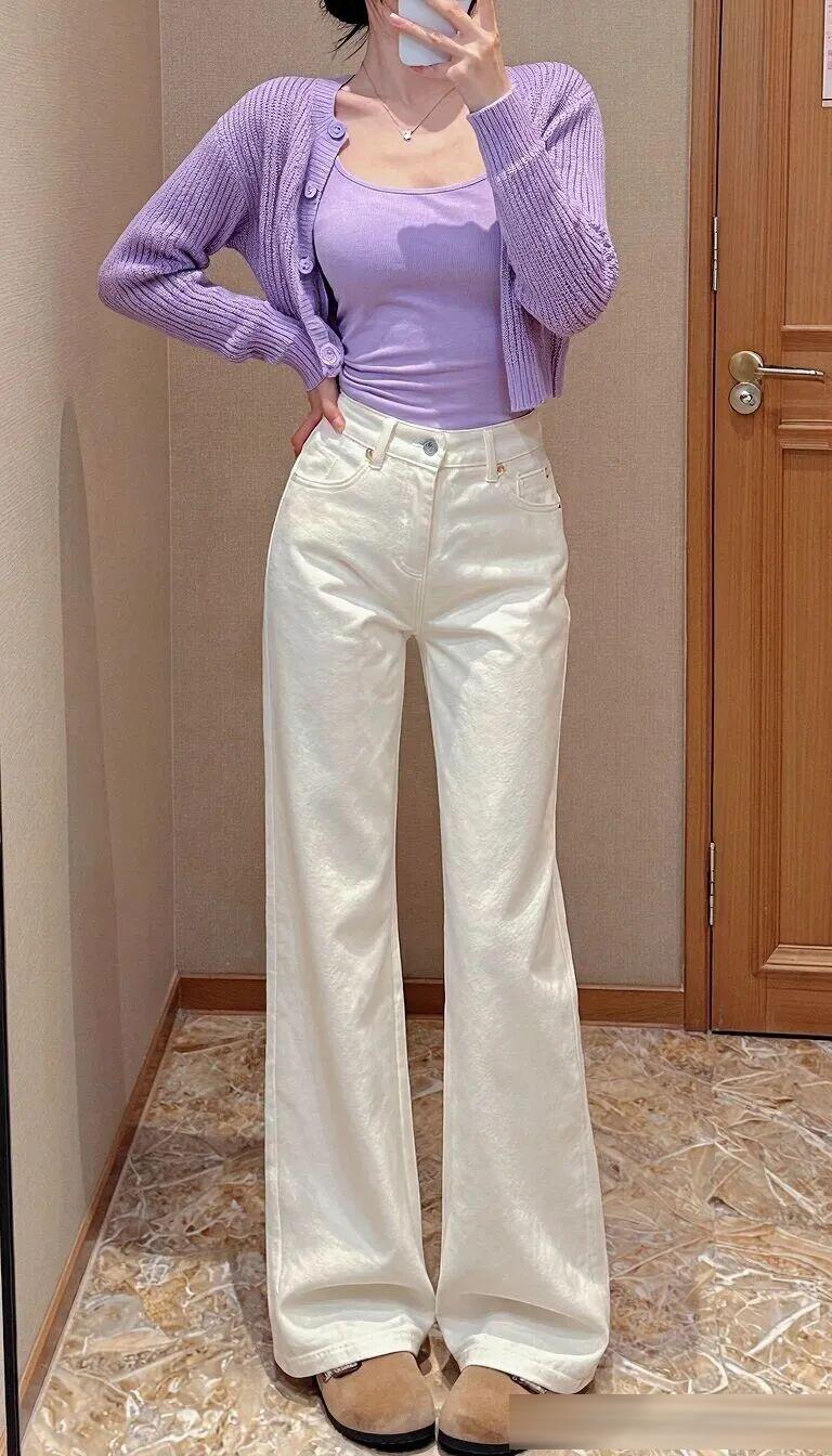 小個子和大碼女生都愛的闊腿褲,怎麼穿都舒服,百搭不挑身材