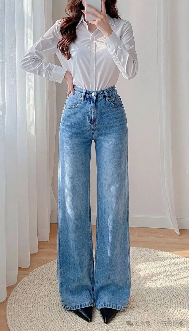 小個子和大碼女生都愛的闊腿褲,怎麼穿都舒服,百搭不挑身材