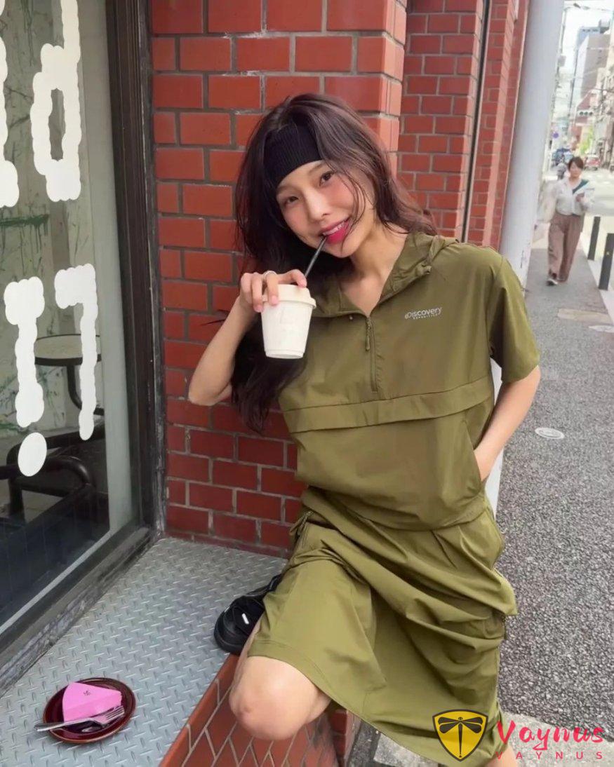橄欖綠美式復古風穿搭