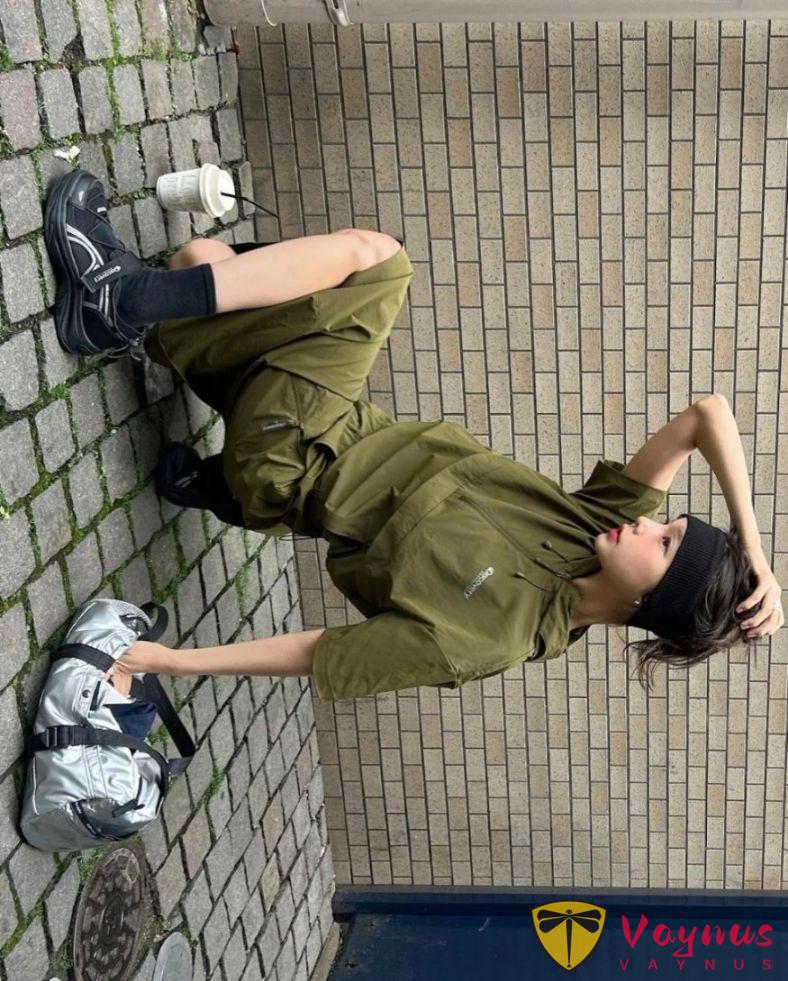 橄欖綠美式復古風穿搭