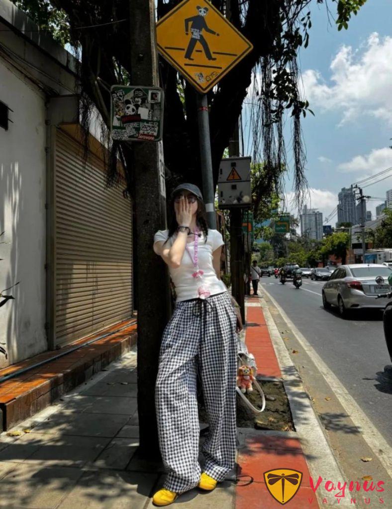 格子褲穿搭靈感