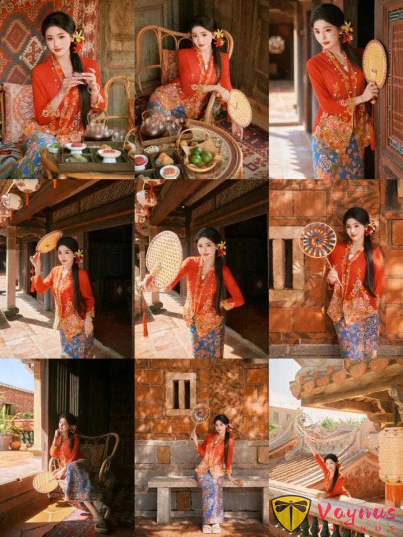 小娘惹拍照，9個萬能姿勢，簡直不要太美了，溫柔漂亮又顯氣質