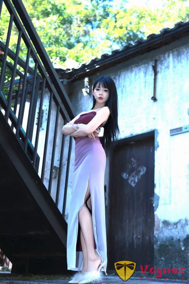 9個開叉長裙拍照姿勢,優雅貴氣顯身材,嫵媚撩人又有韻味